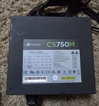 Corsair CS750M 75-010709 Modular Power Supply With Spare Cables 80 Plus Gold Used. Price: $69.99.