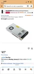 Mean Well LRS-350-5 Power Supply 5V 300W (4 Available) New. Price: $41.00.