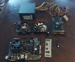 Computer Parts Bundle (msi Radeon R7; Amd Motherboard; Power Supply; Plus More) Used. Price: $300.00.