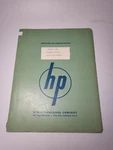 Hewlett Packard Hp 710B Power Supply Instruction & Operating Manual Used. Price: $16.40.