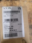Phoenix Conatct 2904600 QUINT4-PS/1AC/24DC/5 Power Supply, 5A, 100-240VAC Input New. Price: $110.00.