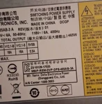 Delta Electronics Power DPS-465AB-3A 465W Switching Supply Silver 118V Used. Price: $48.00.