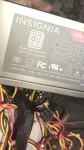 Insignia NS-PCW4508 Atx Power Supply 450W 80 Plus 24 Pin 12V Silver Used. Price: $25.00.