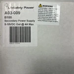 Lifesafety Power Secondary Supply B100 A03-009 New. Price: $19.95.
