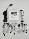 Corsair CX650F White Rgb 650W Power Module -- Tested W/cables Used. Price: $49.99.