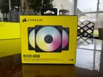 Corsair RS120 Argb 120MM Pwm Fans Triple Pack Daisy Chain (excellent) Open. Price: $40.00.