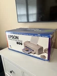 Epson Stylus Color 800 Inkjet Photo Printer New Open Box. Price: $149.99.