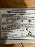 Sparkel Power 700W Switching Supply Atx 80 Plus Bronze Used. Price: $25.00.