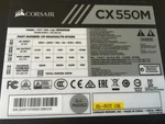 Corsair Cx 550M Watt Power Supply Model RPS0028 - Works Used. Price: $59.90.