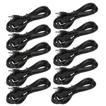 10 Pack Ft Ballast Computer Power Cable 16 Awg 125V Cord Psu Supply 3 Prong New. Price: $33.99.