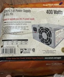 Startech.com 400W ATX12V Power Supply 24 Pin Fan For ATXPW400DELL Used. Price: $20.00.