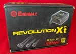 Enermax Revolution X't Gold 530W Pc Power Supply ERX530AWT Open. Price: $39.99.