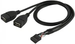 Jser Usb 10 9PIN Motherboard Female Header To Dual 2.0 Adapter Ca New. Price: $14.99.