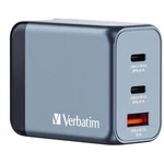 Verbatim 65 3-PORT Gan Wall Charger, Black/gray New. Price: $49.67.