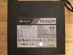 Psu, Corsair, TX550M, Watt, 80 Plus Gold Certified, Used For Years. Price: $59.99.