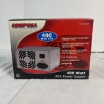 Compusa 400 Watt Atx Powe Supply Computer Low Noise New In Box. Price: $59.99.