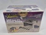 Ultra X-connect Power Supply 500W Atx 8 Cables New Sealed. Price: $64.99.