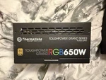 Thermaltake Toughpower Grand Rgb 80 Plus Gold 650W Fully Modular Supply Open. Price: $65.00.