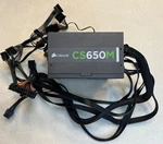 Corsair CS650M 650W 80 Plus Gold Semi-modular Atx Power Supply Psu Tested Used. Price: $40.00.