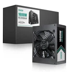 Gpne 1600W Atx Computer Case Power Supply Gaming Fully Modular Pc Psu 140MM Fan New. Price: $99.99.