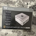 Thermaltake Toughpower GF1 Snow 850W Modular Ultra Quiet Supply Sealed Open. Price: $166.50.