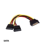 Kentek 6" To 2XSATA Female Splitter Power Cable For Pc Hdd Motherboard New. Price: $9.21.