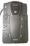600 Va Cyberpower Intelligent Lcd Desktop Ups Outlet Unit Used. Price: $46.02.