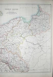 Original Old Antique Print Black's Map 1890 German Empire Baltic Sea Breslau Used. Price: $37.71.