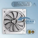Apevia ATX-PR1000W-WH Pcie 5.0 & 3.0 Prestige 80+ Gold Power Supply Used. Price: $54.99.