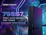 Minisforum 795S7 Pc Amd RYZEN9 7945HX + Intel Wifi, Barebone No Ram Ssd New. Price: $599.00.