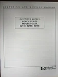Hp Dc Power Supply Bench Series 6212B,6214B,6216B,6218B Op. & Service Manual Like. Price: $20.00.