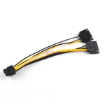 Dual 15PIN Sata Male To Pcie 8PIN (6+2) Video Card Power Cable New. Price: $6.78.