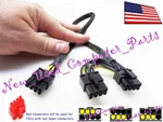18" Evga Supernova Dual (6+2) To 8-PIN Pci-e Psu Power Supply Cable Open. Price: $16.99.