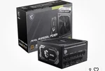 Msi Mpg A1250GS PCIE5, 80+ Gold Full Modular Gaming Psu, Dual 12V-2X6 Cables, New. Price: $195.00.