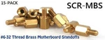 #6-32 Motherboard Standoff Screws For Atx Pc Case, 15PK New. Price: $11.45.