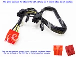 18" Cougar Cmx Series Video Card Gpu 8-PIN Into Two Pci-e 6+2 Power Cable Open. Price: $16.99.