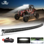 Curved 52INCH 700W Led Light Bar Flood Spot Roof Driving Rzr Suv Atv Utv 4WD 50" New. Price: $129.97.
