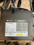 Corsair CX600M Modular Atx 600W Computer Power Supply Psu (75-002018) Tested Used. Price: $39.90.