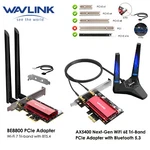 Wi-fi 7/6E Tri-band Intel AX210/BE200 Pcie Card BT5.4/5.3 Heat Sink Win 10/11 New. Price: $29.99.